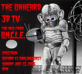 3D TV's flyer