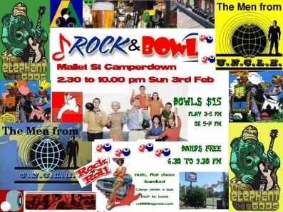handbill for Camperdown Bowling Club, Sun. 3 Feb. 2008
