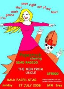 handbill for Popestock, Sun. 27 July 2008