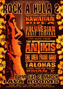 flyer for the Lava Rooms, Sat. 21 Mar. 2009