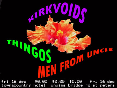 handbill for Town and Country, Fri. 16 Dec. 2011