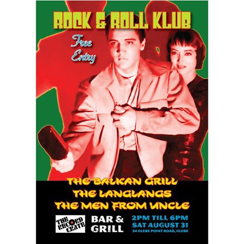 handbill for Rock'n'Roll Club, Sat. 31 Aug. 2013
