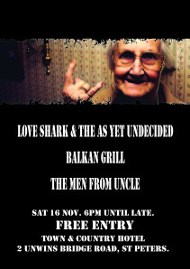 handbill for Town'n'Country, Sat. 16 Nov. 2013