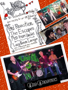 handbill for Lazy Bones, Fri. 14 Feb. 2014