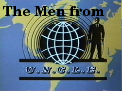 The Men from
						  U.N.C.L.E. logo,
						  Mercator background